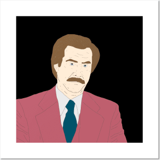 Ron Burgundy Posters and Art